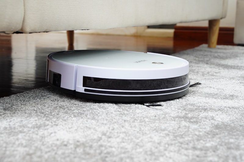 Vacuum cleaner on carpet